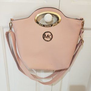 MK Pink and gold bag